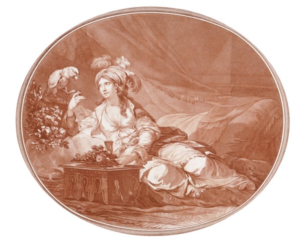 A Sultana, by P.J. Loutherbourg. Middle East, 18th-19th century