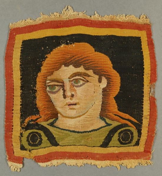 Tapestry Portrait of a Nobleman. Egypt, 4th-5th century