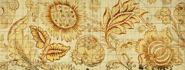 Design for woven silk, by Anna Maria Garthwaite. London, England, early 18th century