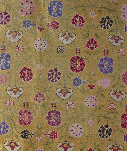 Gold brocade. Varanasi, India, late 19th century