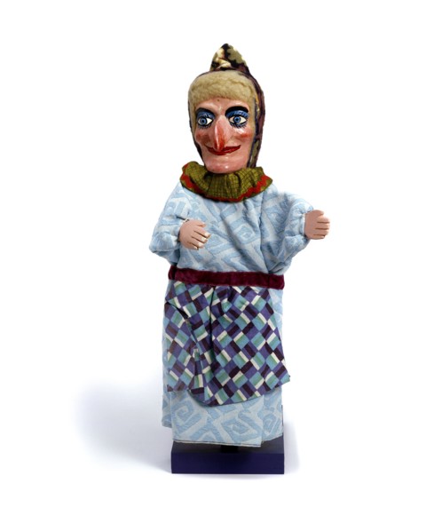 Glove puppet of Judy, by Fred Tickner. England, 20th century