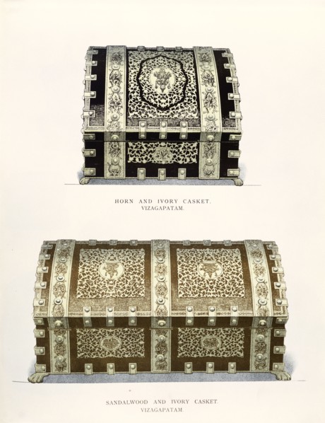 Caskets of Vizagapatam. England, 1886