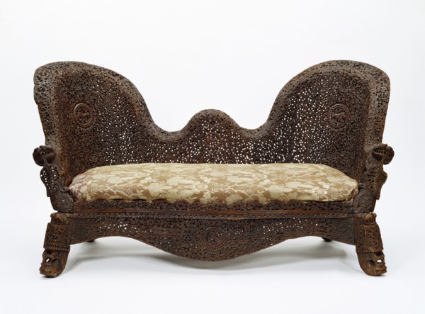 Fauteuil indien du 19e siècle