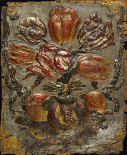 Panel, detail. Spain, 18th century