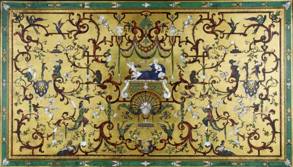 Desk, detail, by Bernard I Vanrisamburgh. Paris, France, 17th century