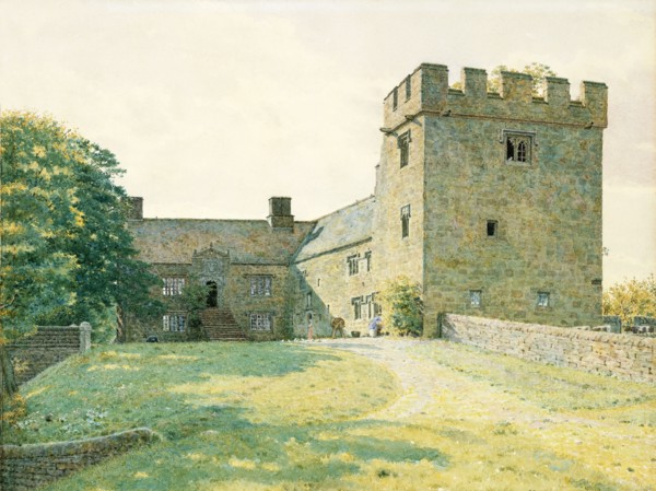 Catterton Hall, Cumberland, by G.P. Boyce. England, 1884