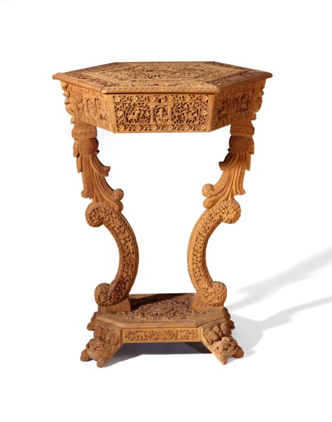Work table. Mysore, India, 19th century
