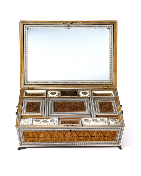 Work box. Bombay Presidency, India, 1855