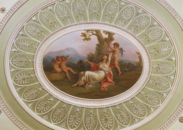 Ceiling roundel. London, England, 18th century