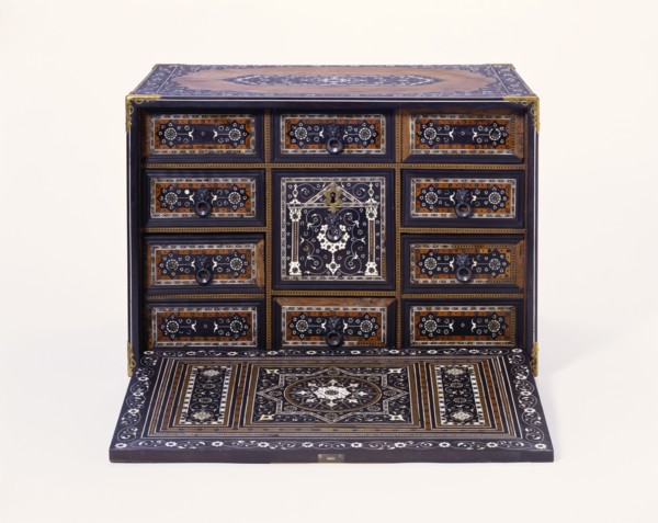 Fall front cabinet. Western India, 17th century