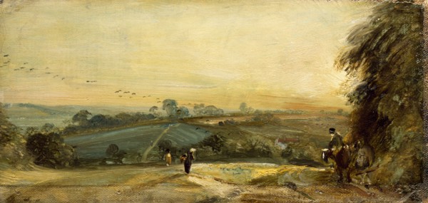 Constable, Coucher de soleil en automne