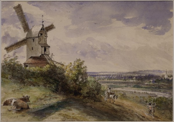 Constable, Moulin à vent à Stoke, près d'Ipswich