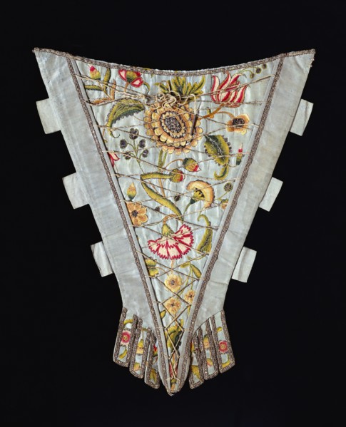 Stomacher. England, 18th century