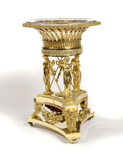 Fruit bowl and stand. France, early 19th century