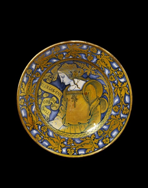 Plate. Deruta, Italy, 1520