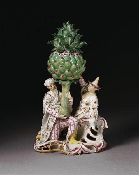 Pastille-burner, by Johan Friedrich Luck. Frankenthal, Germany, 18th century