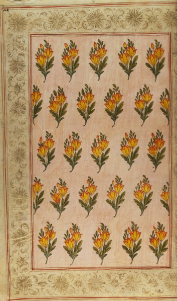 Textile design. India, 18th century