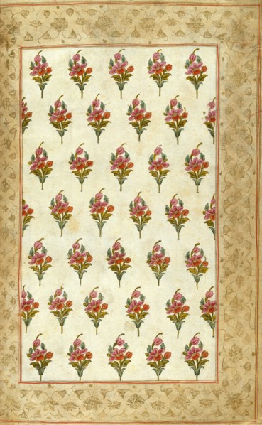 Textile design. India, 18th century