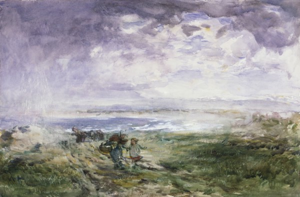 On The Scottish Shore, by Willliam McTaggart. Scotland, 19th century