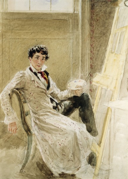 Portrait of James Holland, by William Henry Hunt. England, 1828