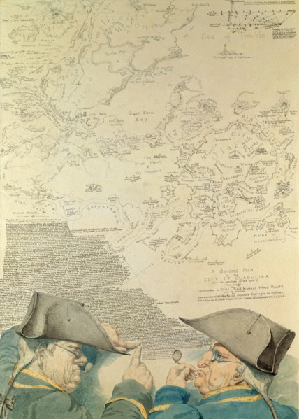 Sketch to illustrate the Palsions patriotism, by Richard Dadd. England, mid-19th century