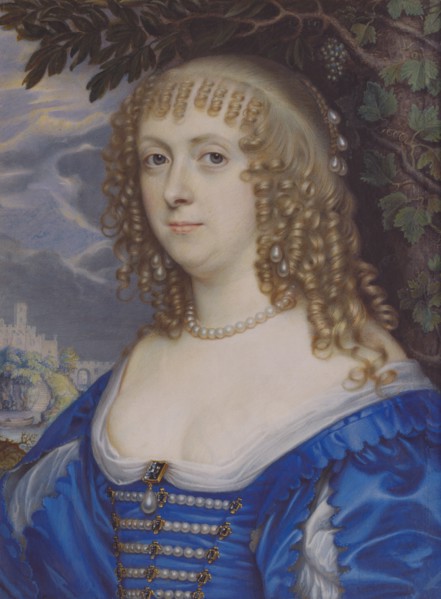 Catherine Bruce, 1st Countess of Dysart, by John Hoskins. English, 17th century
