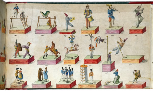 Circus acts. Germany, 19th century