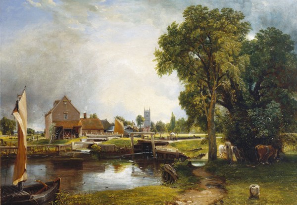 Constable, Dedham Lock and Mill