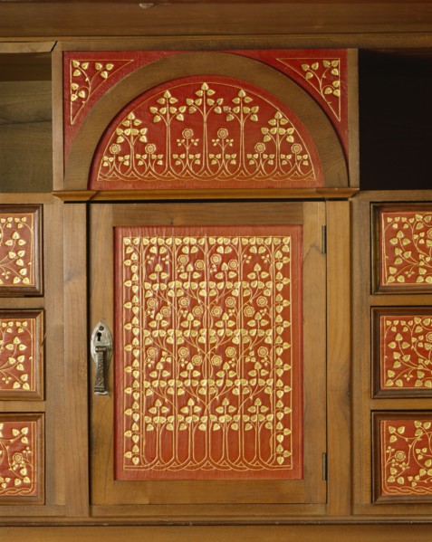Cabinet, detail, by C.R. Ashbee. England, 20th century