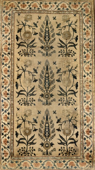 Floorspread. India, late 17th century
