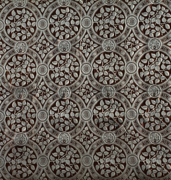 Woven silk, by Edward William Godwin. England, 19th century