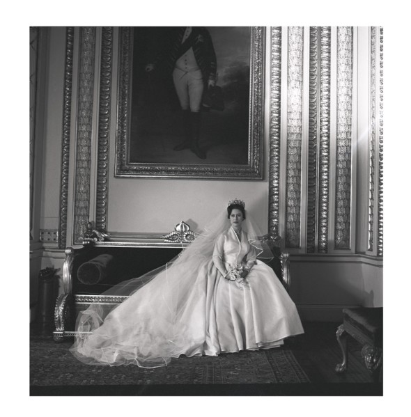 Portrait de la princesse Margaret du Royaume-Uni le jour de son mariage
