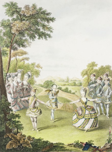 A celebration party given in Vienna for the marriage of Joseph II with Marie Josephine Antoinette