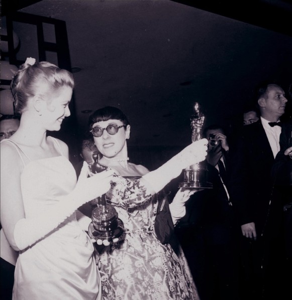 Grace Kelly & Edith Head