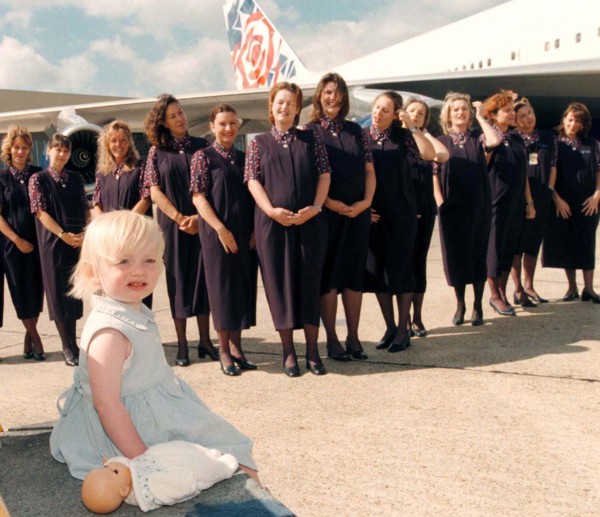 Pregnant British Airways Stewardesses