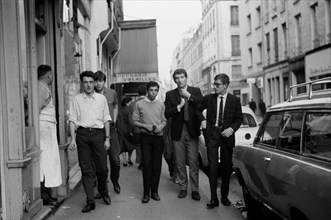 Aldo Martinez, Eddy Mitchell et Jacques Dutronc, 1965