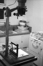 André Crudo's photo lab, 1965