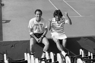 André Crudo et Gérard Holtz, 1982