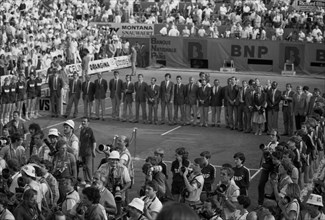 Cérémonie de remise des trophées, tournoi de Roland-Garros 1984