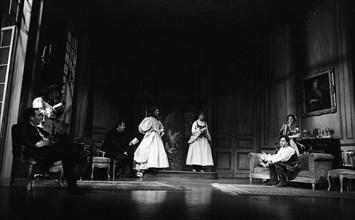 "La Répétition (ou l'Amour puni)", au théâtre Edouard VII en mars 1986