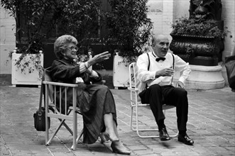 Tournage du film "La Rumba", réalisé en 1987 par Roger Hanin