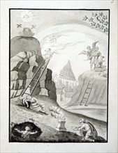The Ladder of Jacob, the Ark and the Tower of Babel, Lazare and Abraham