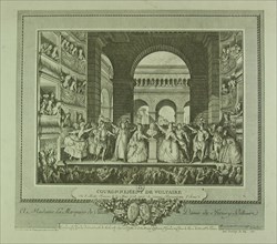 Couronnement de Voltaire le 30 mars 1778