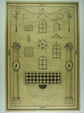 Ink drawing of a Tracing board