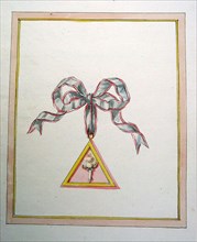 Sacred triangle with heavenly finger