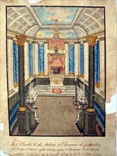 Interior of the Havre masonic temple
