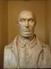 Plaster bust of Victor Schoelcher.