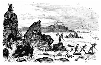 Plougadec-les-Cormorans, illustration de Robida