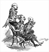 Arm Chair for the collaborators, illustration by Robida