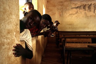 Ecoliers en classe, Mali, 1998